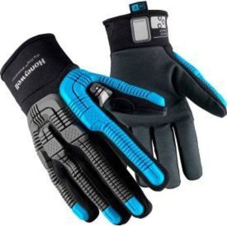 HONEYWELL NORTH Rig Dog&#153; 42-615BL/11XXL Impact/Water-Resistant Gloves, ANSI A6, Waterproof, Size 11 42-615BL/11XXL
